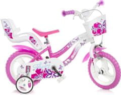 Dino bikes Dětské kolo 12" 512L-02 - růžový 2024