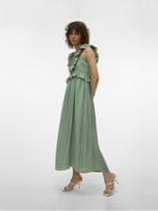 Vero Moda Dámske šaty VMJOSIE Regular Fit 10303761 Hedge Green (Veľkosť S)