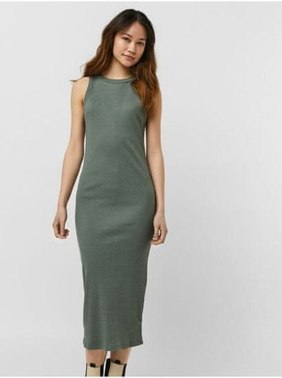 Vero Moda Zelené dámske púzdrové basic šaty AWARE by VERO MODA Lavender