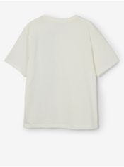 Desigual Biele chlapčenské tričko Desigual Ander 122-128