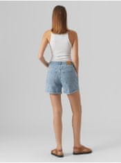 Vero Moda Svetlomodré dámske džínsové kraťasy Vero Moda Zuri XL