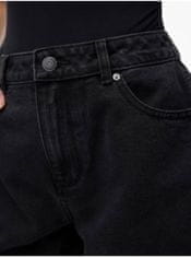 Vero Moda Čierne dámske džínsové kraťasy Vero Moda Zuri L