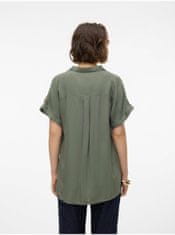 Vero Moda Zelená dámska košeľa Vero Moda Bumpy XS
