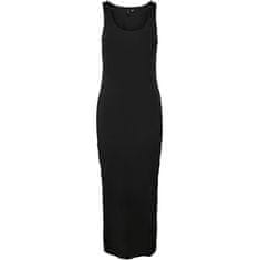 Vero Moda Dámske šaty VMMAXI Tight Fit 10305781 Black (Veľkosť L)