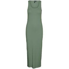 Vero Moda Dámske šaty VMMAXI Tight Fit 10305781 Hedge Green (Veľkosť L)