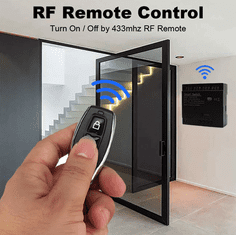 Secutek Diaľkové ovládanie pre systém inteligentného domáceho osvetlenia, RF433mhz