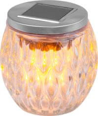 STREND PRO GARDEN Lampa Strend Pro Garden, solárna, efekt plameňa, 6x LED, teplá biela, 10x10 cm, Sellbox 6 ks (6 ks)