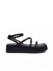 Orsay Čierne dámske sandále na platforme 36