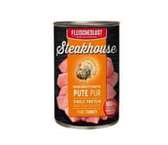 Meat Love Konzerva STEAKHOUSE - 100% morčacie mäso 400g