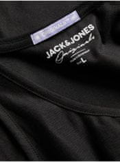 Jack&Jones Čierne pánske tielko Jack & Jones Aruba XXL