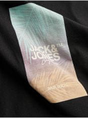 Jack&Jones Čierne pánske tielko Jack & Jones Aruba L