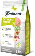 Eminent Prémiové krmivo pre mačky CAT sterile light 2kg