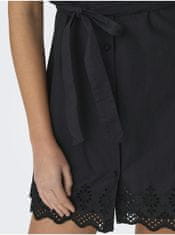 ONLY Čierne dámske košeľové šaty ONLY Lou XL