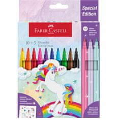 Faber-Castell Unicorn Popisovače Castle set 10+3 farebné