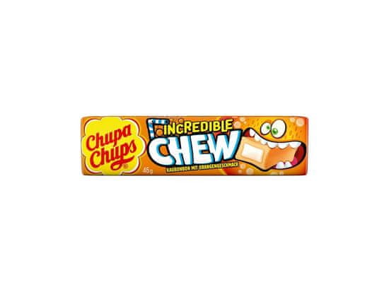Chupa Chups Incredible Chew Orange žuvačky 45g
