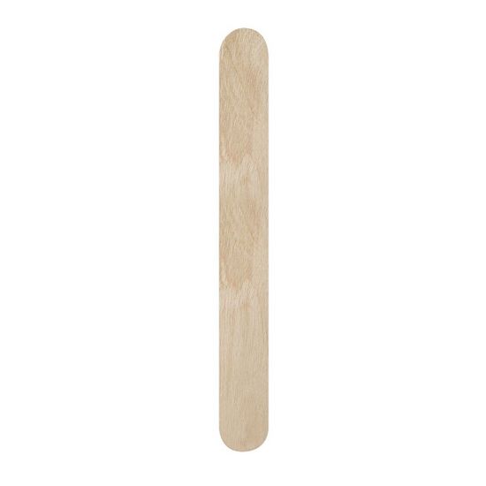 STALEKS Jednorazové drevené držadlo na pilníky papmAm Expert 20 (Straight Disposable Wooden Nail File Base)