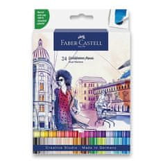 Faber-Castell Popisovač Goldfaber Aqua Dual Marker sada, 24 farieb