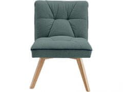 Danish Style Čalúnená stolička Belaris, zelená