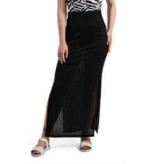Pieces Dámska sukňa PCAFIE 17147948 Black Onyx (Veľkosť XL)