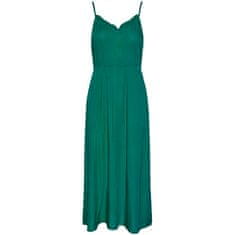 Pieces Dámske šaty PCNYA Long Line Fit 17135286 Pepper Green (Veľkosť L)