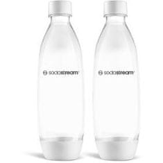 SodaStream Fľaša FUSE 2x1l White do umývačky SODA