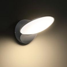 ACA ACA Lighting LED SMD vonkajšie nástenné svietidlo 14W 630LM 110d 230V AC 3.000K tmavá šedá CRI80 IP54 30.000hod LG2332G