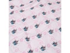 Disney Disney Stitch a Andzia, bavlnená posteľná bielizeň, modro-ružová súprava posteľnej bielizne 200x200 cm
