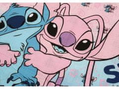 Disney Disney Stitch a Andzia, bavlnená posteľná bielizeň, modro-ružová súprava posteľnej bielizne 200x200 cm