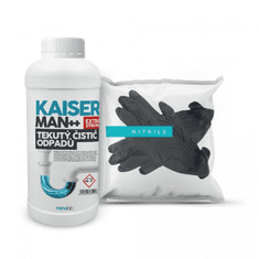 Nanolab Kaiserman gélový čistič odpadov 1 liter + ochranné rukavice