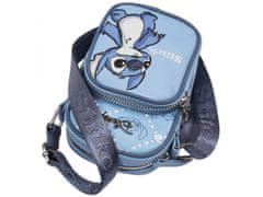 Disney Stitch Disney Puzdro na opasok / Modrý mini kabelka 18x9x12 cm 