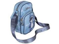 Disney Stitch Disney Puzdro na opasok / Modrý mini kabelka 18x9x12 cm 