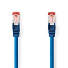 Nedis CAT6 sieťový kábel | RJ45 samec | RJ45 samec | S/FTP | 2,00 m | Okrúhle | LSZH | Modrá | Označenie 