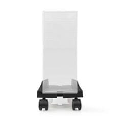 Nedis Počítačový vozík | Nastaviteľná šírka / plný pohyb | 14,5 - 24,2 cm | 20 kg | Kov / Plast | čierna 