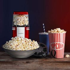 Nedis stroj na popcorn | 1200 W | 2 – 4 min | Červeno-biely 