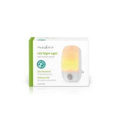Nedis Plug-In LED Night Light | Motion Sensor | 0.55 W | 11 lm | Warm White 