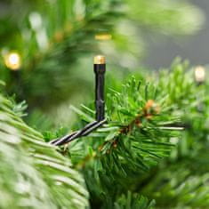Nedis Vianočné osvetlenie | Reťazec | 96 LED | Teplá biela | 7,20 m | Svetelné efekty: 7 | Vnútorné alebo vonkajšie | Napájanie z batérie 