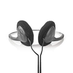 Nedis Káblové slúchadlá na uši | 3,5 mm | Dĺžka kábla: 1,20 m | čierna 