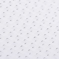 Vidaxl Balkónová zástena biela 1000x100 cm polyratan