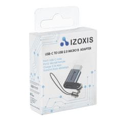 Izoxis 18933 OTG redukcia z USB-C na Micro USB 2.0