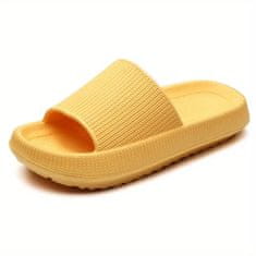 VIVVA® Mäkké domáce penové unisex papuče – žltá, 36/37 | FLIPSY