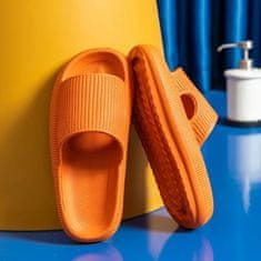 VIVVA® Mäkké domáce penové unisex papuče – oranžová, 38/39 | FLIPSY