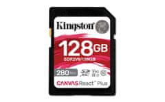 Kingston Canvas React Plus/SDHC/128 GB/UHS-II U3 / Class 10