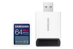 Samsung SDXC PRE ULTIMATE/SDXC/64GB/200MBps/UHS-I U3,V30+Adaptér