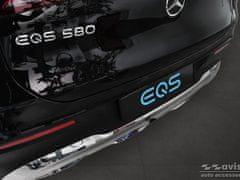 Avisa Ochranná lišta zadného nárazníka Mercedes EQS, X296, 2022- , Carbon