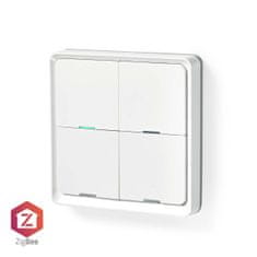 Nedis SmartLife Switch | Zigbee 3.0 | Držiak na stenu | Android / IOS | Plast | biely 