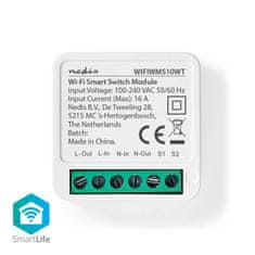 Nedis SmartLife Switch | Wi-Fi | 3680 W | Koncové pripojenie | Aplikácia dostupná pre: Android / IOS 