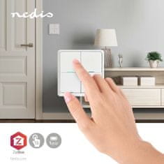 Nedis SmartLife Switch | Zigbee 3.0 | Držiak na stenu | Android / IOS | Plast | biely 