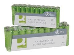 Q-Connect Alkalické batérie - 1,5 V, LR6, typ AA, 20 ks