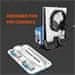 Canyon multifunkčný chladiaci stojan pre PS5, nabíjanie 2 PS5 ovládačov, RGB podsvietenie, biely