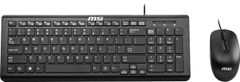 MSI SK9626M-CZ+Mouse set klávesnica s myšou, USB, čierna